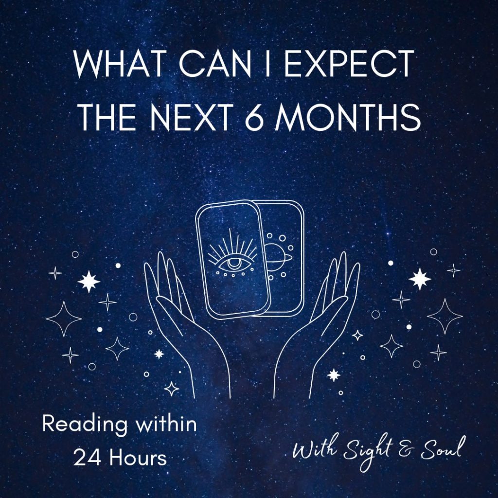 6 Month ahead tarot reading. Within 24 hours of purchase.