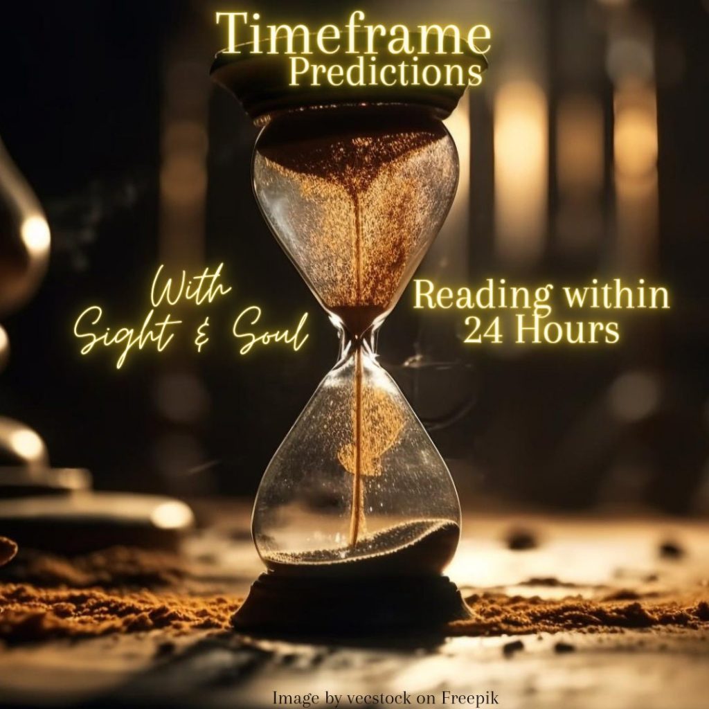 Timeframe prediction. Psychic prediction, love, career, relationships, pendulum. Within 24 hours of purchase.