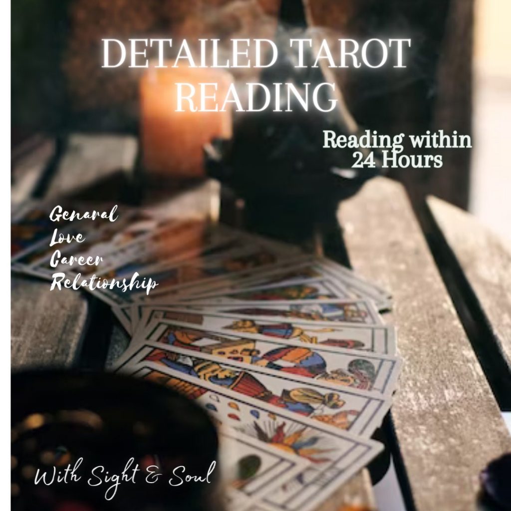 Detailed Tarot Reading. Psychic prediction, Love, Career, Relationships. Within 24 hours of purchase
